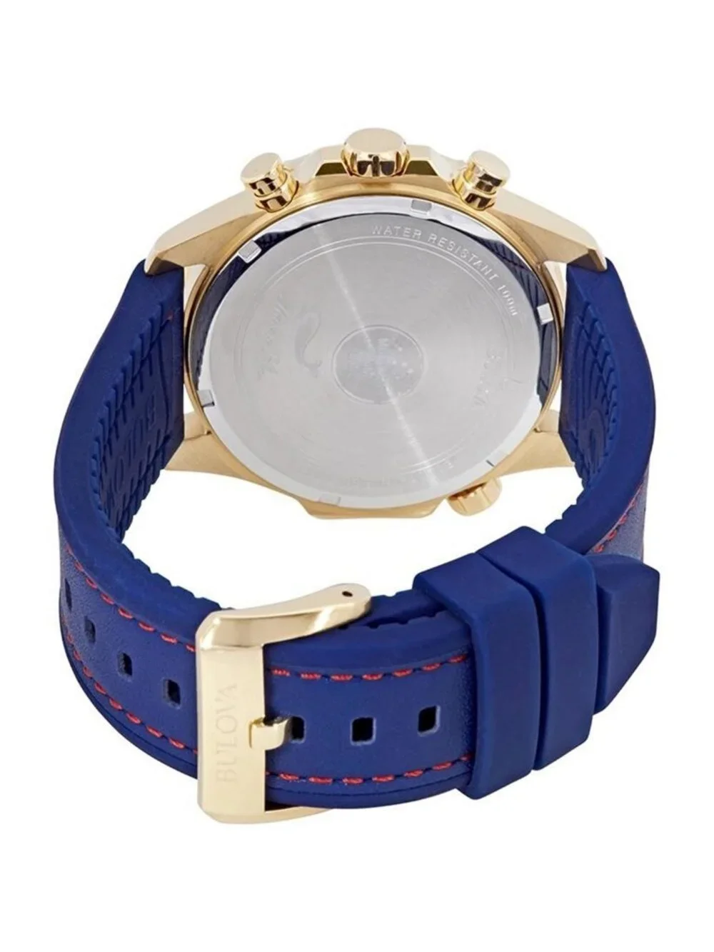NWT Bulova Marine Star Chronograph Blue Dial Men's Watch